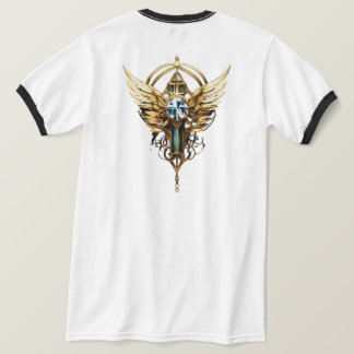 イーグル威厳のあるロゴデザイン Tシャツ