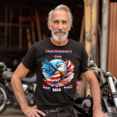 イーグル威厳のある愛国的プライド独立記念日 Tシャツ
