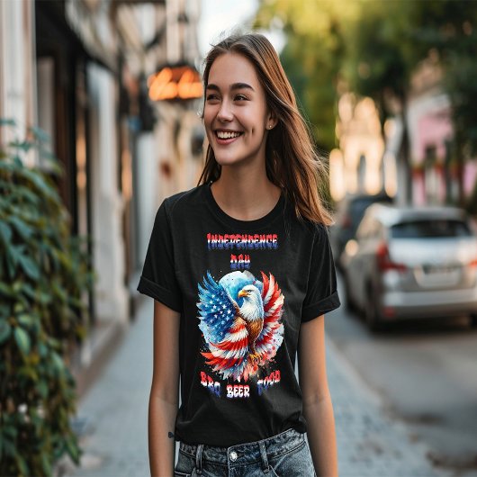 イーグル威厳のある愛国的プライド独立記念日 Tシャツ