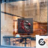 イーグル威厳のある注視点の窓の貼り付け ウィンドウサイン (カフェ窓)