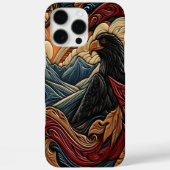 イーグル威厳のある風光明媚なアートワーク Case-Mate iPhoneケース (裏面)