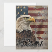 イーグル威厳のある&フラッグ – 自由の精神 (正面/裏面)