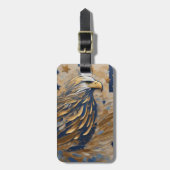 イーグル威厳のある:伝統の象徴 ラゲッジタグ (正面縦)