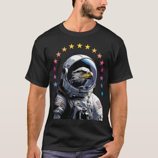 イーグル宇宙飛行士 Tシャツ (正面)