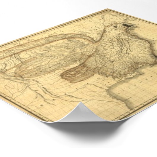 イーグル州の地統一された図 ポスター (角)