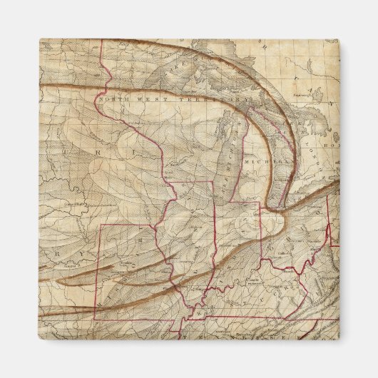 イーグル州の地統一された図 マグネット (正面)