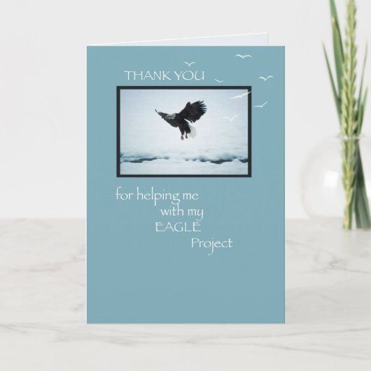 イーグル感謝していサンキューカード サンキューカード (正面)