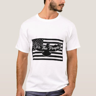 イーグル我々国民国旗© FB @ #USAPatriotGraphi Tシャツ