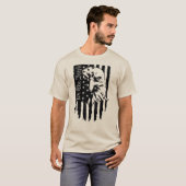 イーグル旗 "We the People" アメリカ国旗 Tシャツ (正面フル)