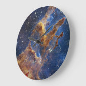 イーグル星雲の創造の柱 ラージ壁時計 (傾斜)