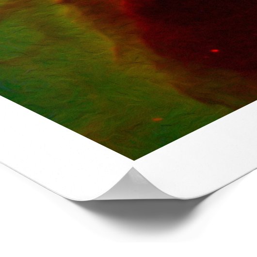 イーグル星雲の柱(M16) ポスター (角)