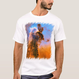 イーグル星雲ステラースパイラーNASAハッブルスペースフォト Tシャツ