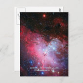 イーグル星雲, Messier 16 – 創造の柱 ポストカード (正面/裏面)