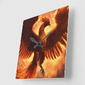 イーグル時計 スクエア壁時計 (傾斜)