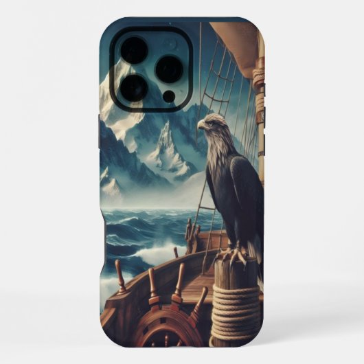 イーグル時計 iPhoneケース (裏面)