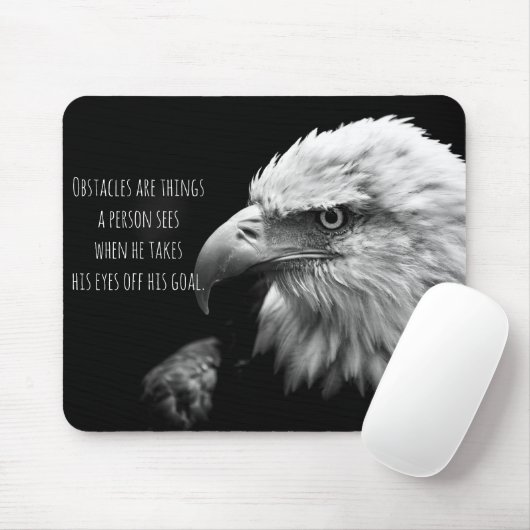 イーグル最高のアイズ引用文パーソナライズされた名 マウスパッド (マウス)