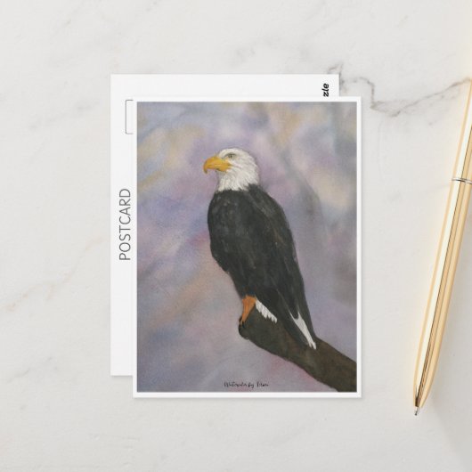 イーグル水色 ポストカード (正面/裏面インサイチュ)