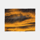 イーグル焼き フリースブランケット (正面(横))