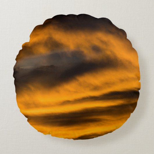 イーグル焼き ラウンドクッション (正面)