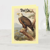 イーグル父の日のグリーティングカード カード (正面)