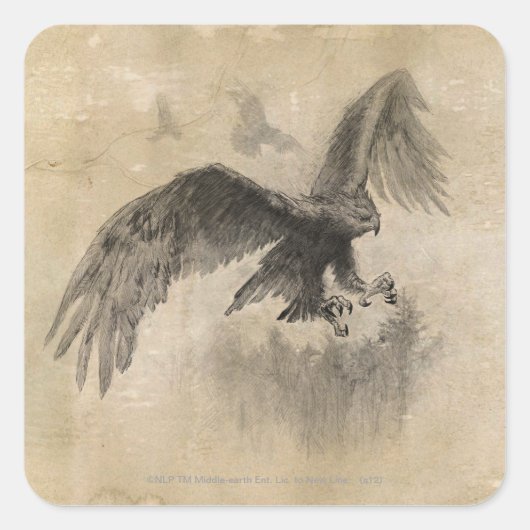 イーグル素晴らしススケッチ スクエアシール (正面)