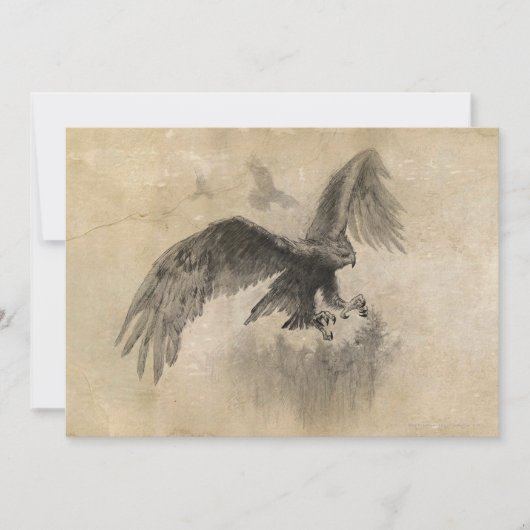 イーグル素晴らしススケッチ 招待状 (正面)