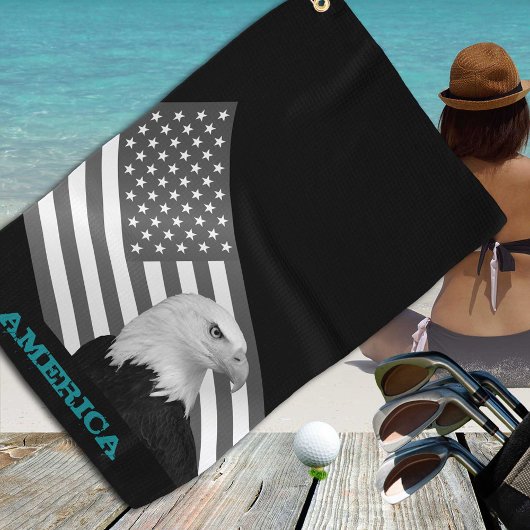 イーグル統一されたアメリカ州ゴルフ ゴルフタオル