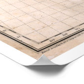 イーグル統一された州の地図1832 ポスター (角)