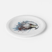 イーグル絵画ーズ ペーパープレート (アングル)