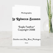 イーグル羽根 カード (裏面)