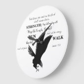 イーグル聖なる書物、 経典時計 ラージ壁時計 (傾斜)