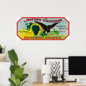 イーグル葡萄ラベル北東, PA ポスター (ホームオフィス)