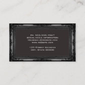 イーグル記号 | 華美 | アンティーク縁ど 名刺 (裏面)