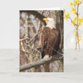 イーグル誕生日 カード (黄色い花)