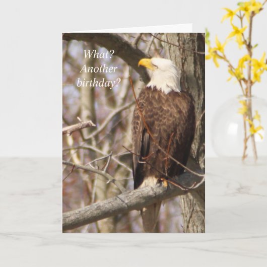 イーグル誕生日 カード (黄色い花)