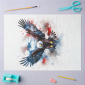 イーグル赤白青切り 薄葉紙 (クラフト)