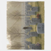 イーグル軍隊墓地 フリースブランケット (正面)