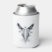イーグル顔 缶クーラー (缶正面)