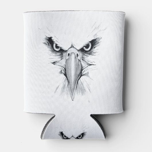 イーグル顔 缶クーラー (正面)