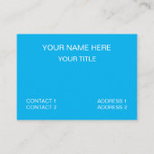 イーグル飛んでいるハゲワシ 名刺 (裏面)