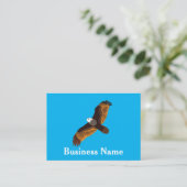 イーグル飛んでいるハゲワシ 名刺 (スタンド正面)