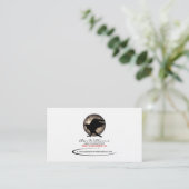 イーグル飛んでいるビジネスカード(Moon Version 2) 名刺 (スタンド正面)