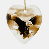 イーグル飛んでいる セラミックオーナメント (右)