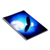 イーグル飛んでいる&ムーン ノートブック (右側)