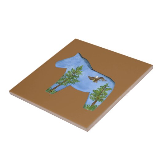 イーグル馬タイル タイル (側面)