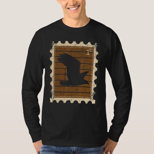 イーグル1の切手 Tシャツ (正面)