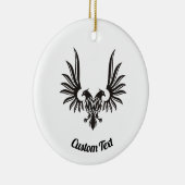 イーグル2頭セラミックオーナメント セラミックオーナメント (右)