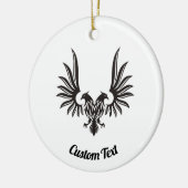 イーグル2頭セラミックオーナメント セラミックオーナメント (左)