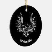 イーグル2頭セラミックオーナメント セラミックオーナメント (右)