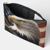 イーグル・アメリカ国旗 アクセサリーポーチ (見開き)